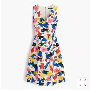 NWT J.Crew A-line Dress in Morning Floral Size 00